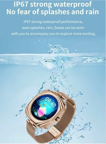 Smart Watch Stainless Steel Luxury Watch Bluetooth Call IP67 Fashion Bracelet A