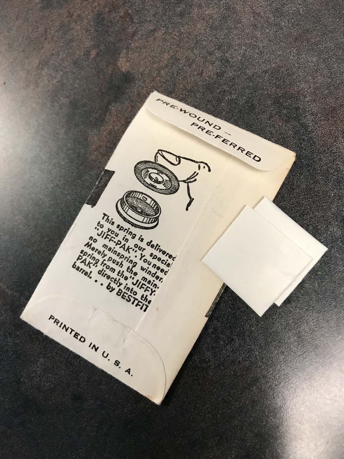 BESTFIT Mainspring 711H for A. Michel 290, 291, Precimax 400, 450 – Alloy