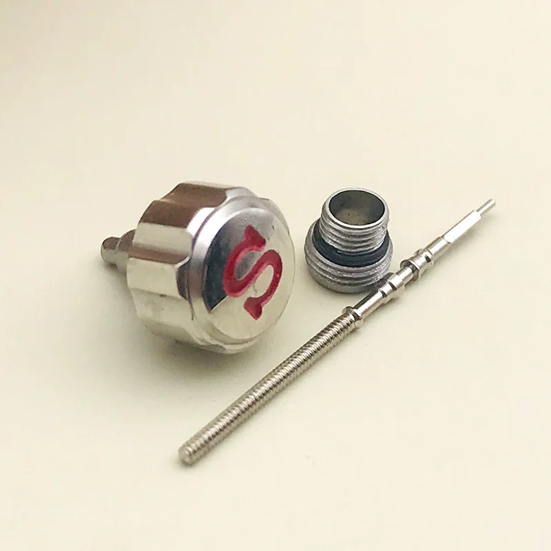 7Mm Screw-In Watch Crown SKX007 SRPD Replace Crown Engraved Signed ‘S’ Fits Nh35