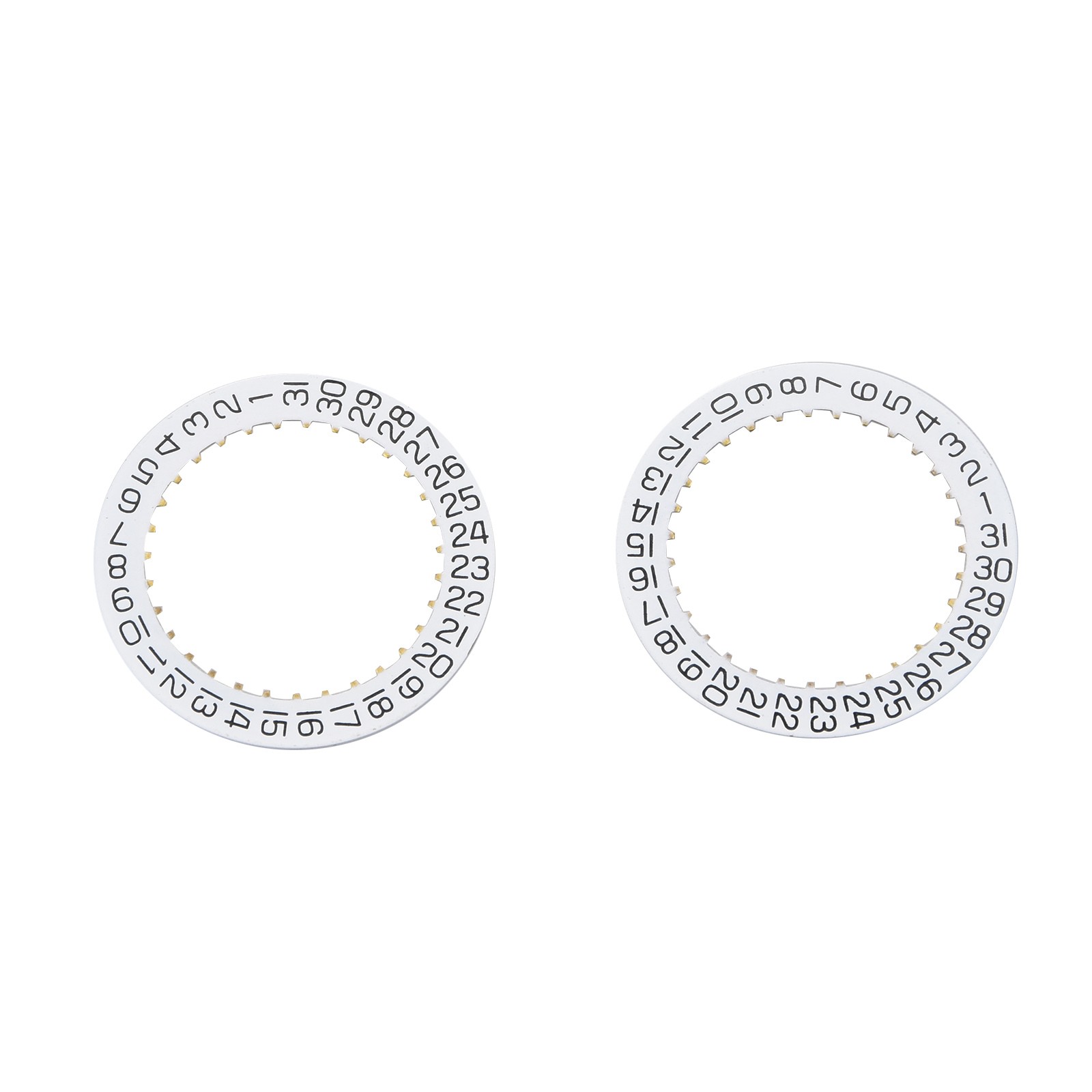2X Date Indicator Calendar Wheel Disc Plate AT 3 For ETA 2804-2 2824-2 2892A2