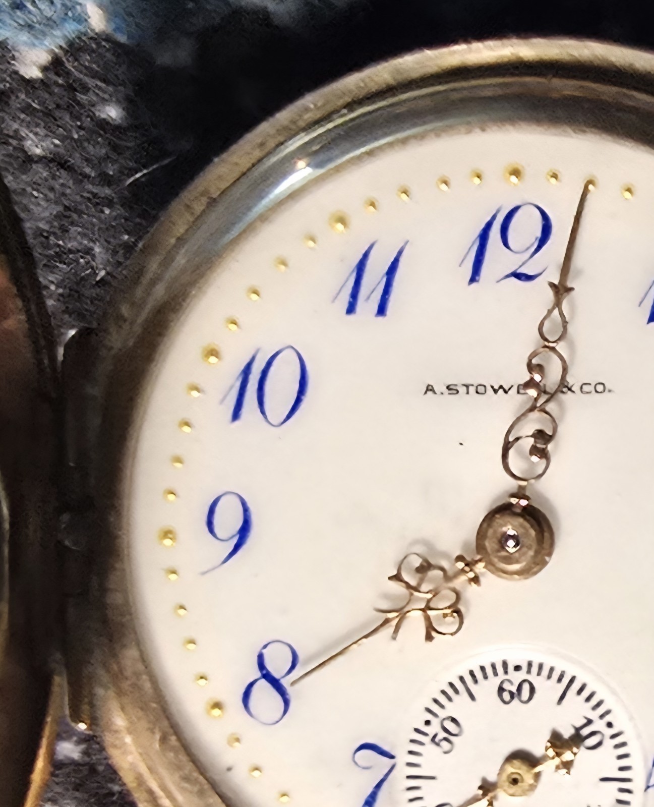 1903 Near Mint Size 0 Waltham Seaside with fancy O’Hara dial Runs and keeps time