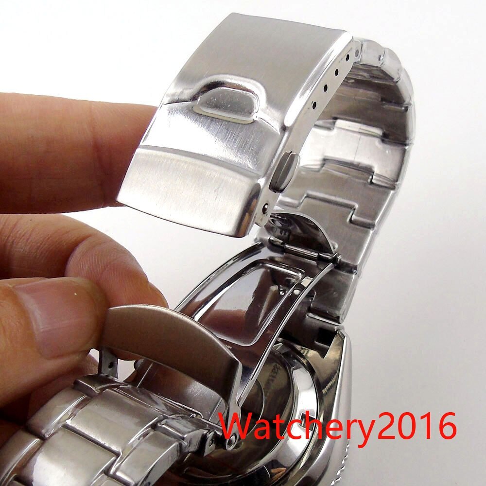 42mm 3.8 Watch Case fit NH35 NH36 SKX007 waterproof Sapphire Orange chapter Ring