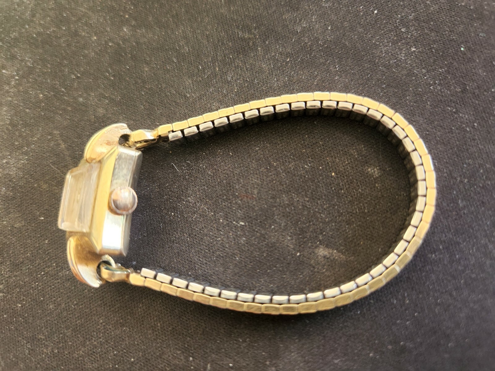 CERTINA 12-10 Swiss wrist watch 17 Jewels Speidel Band Rare Vintage Not Working