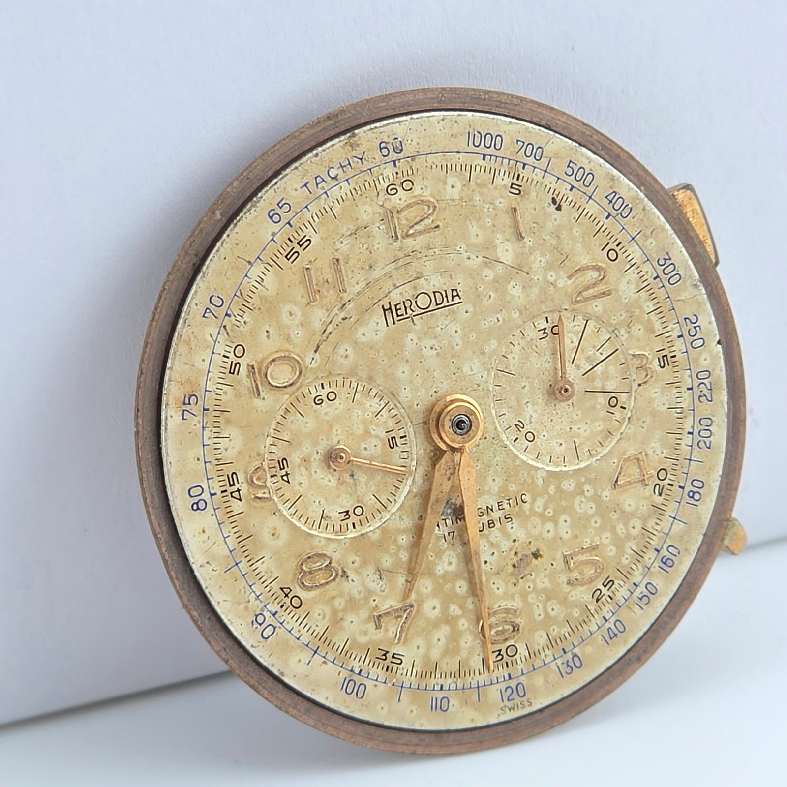 LEMANIA 1270 CHRONOGRAPH MOVEMENT WITH DIAL HANDS AND PUSHERS