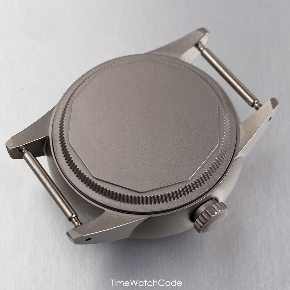 NH35 Watch Case 36mm 316L Steel Sandblast Case for NH36/38 4R35 Bubble Sapphire