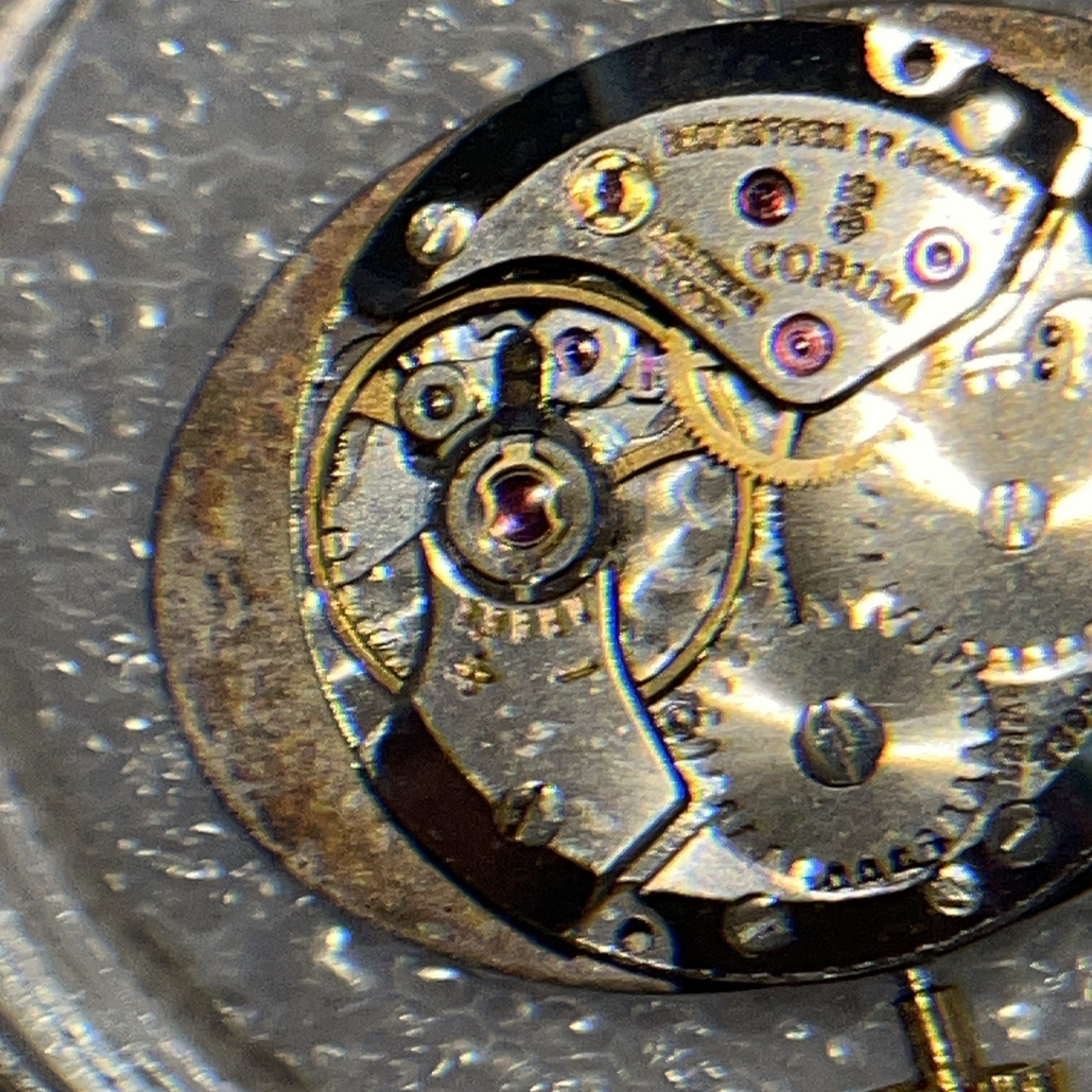 VTG CORUM Lady’s Tigers Eye Dial CORUM Movements 85622 for Parts Repair