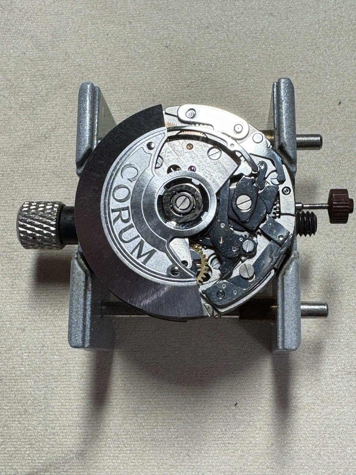 CORUM Admiral Cup Chronograph Automatic Movement and Hands Set. Sold As Is.