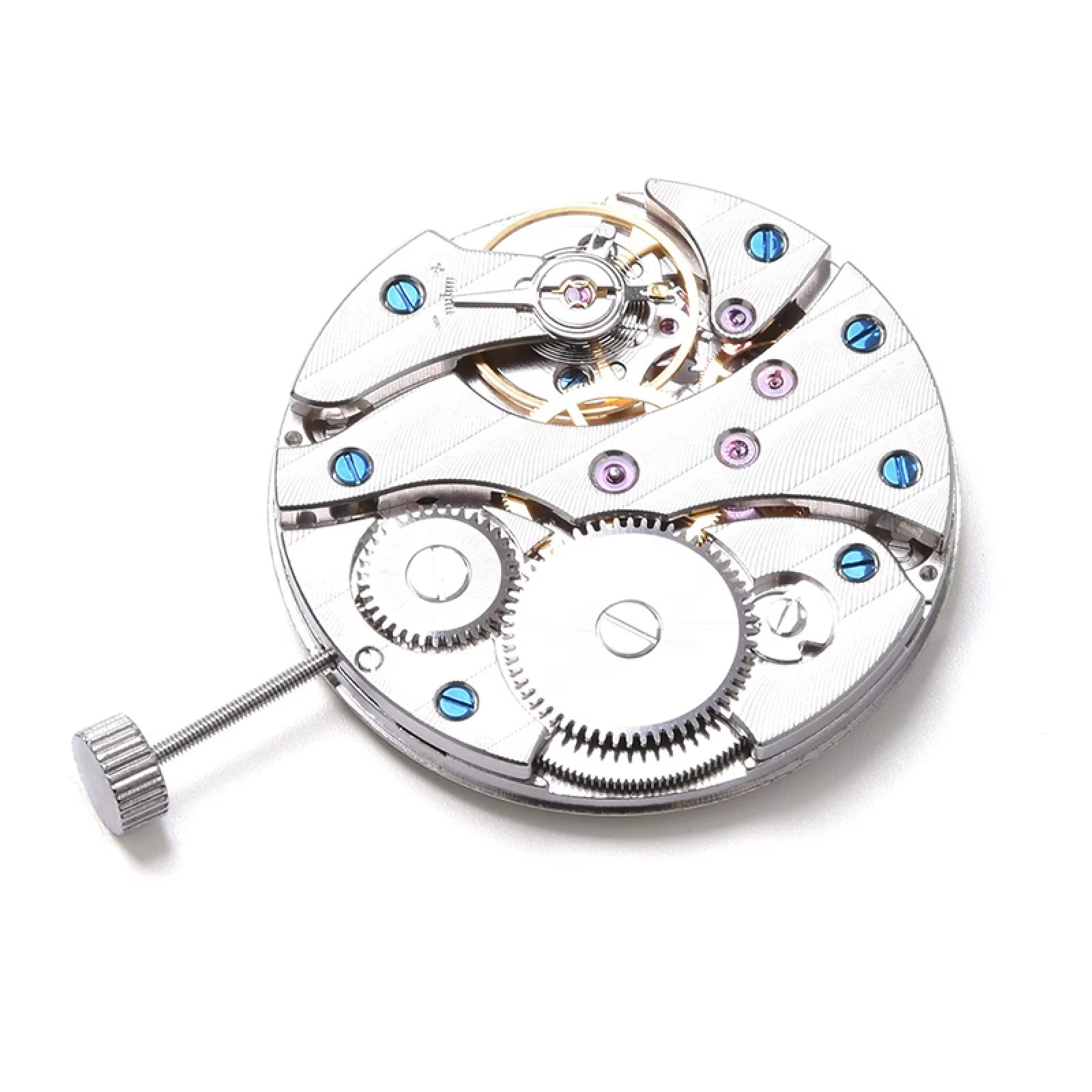 Watch Movement 36.6mm 17 Jewels Mechanical Hand Winding Parts Accessories