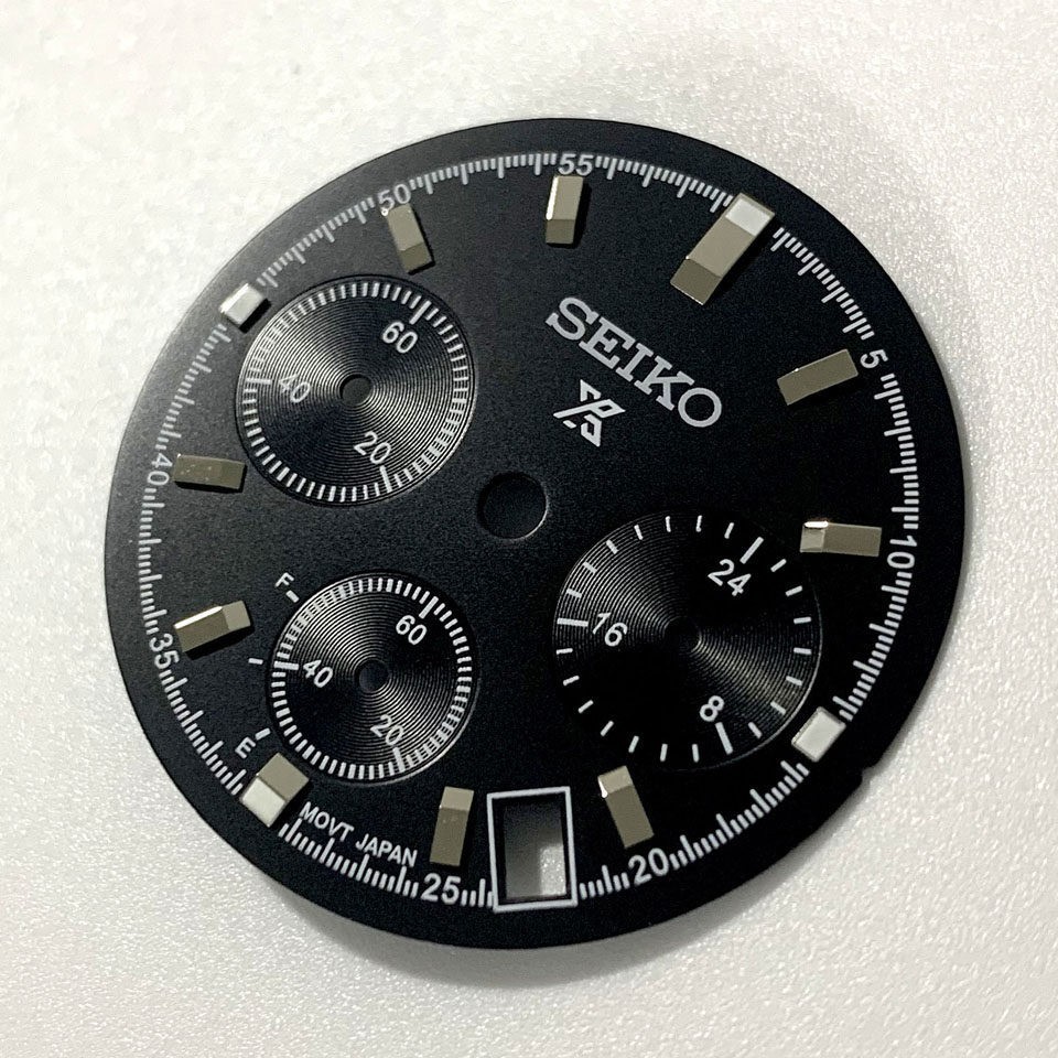 29.5mm Multifunctional Watch Dial Green Luminous for VK63 Movement Accessories