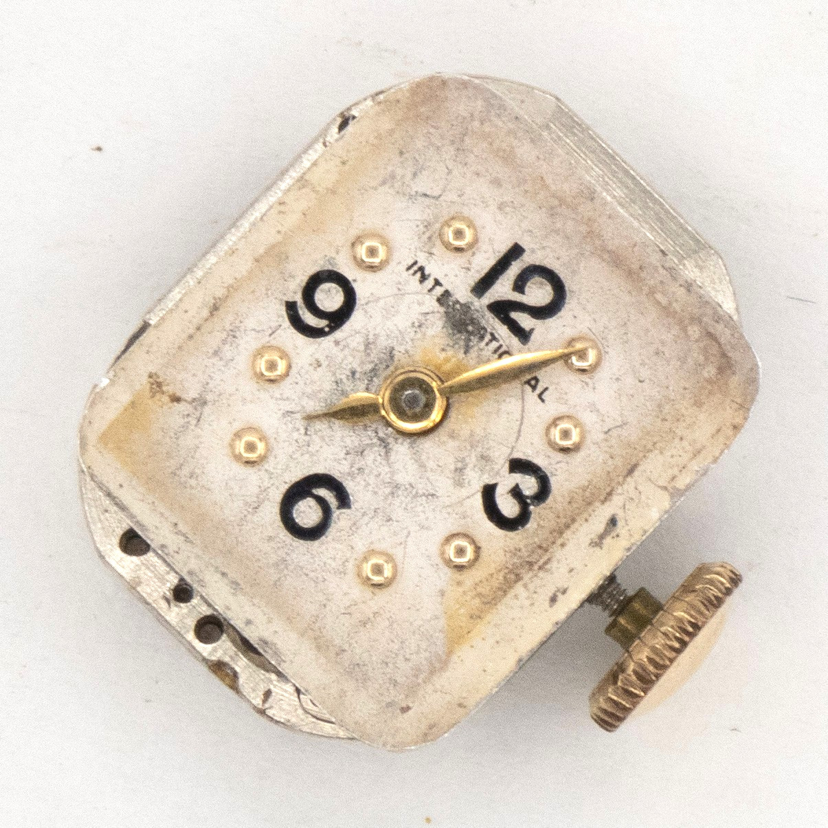 Vintage International Watch Co. IWC 12.1 x 15.2 x 4.5 mm Wristwatch Movement