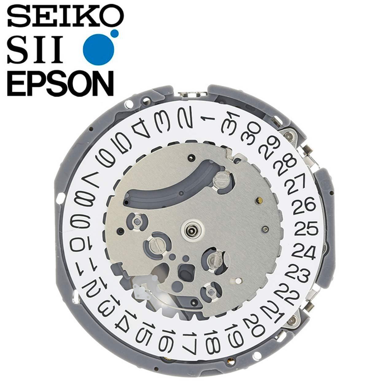 New Japan Seiko SII / TMI / Epson VK61 Watch Movement, 13 1/2 Ligne, 3 Hands