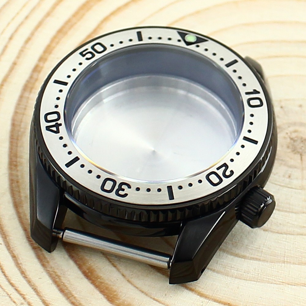 42mm Watch Case Modify Seiko 62MAS Mod AR Sapphire Glass For Seiko NH34 35 36 38