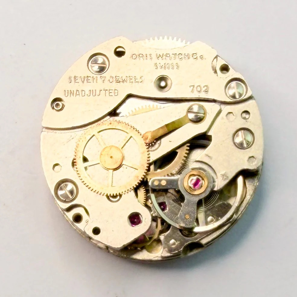Oris Calibre 702 Watch Movement with Dial and Hands – 19.3mm