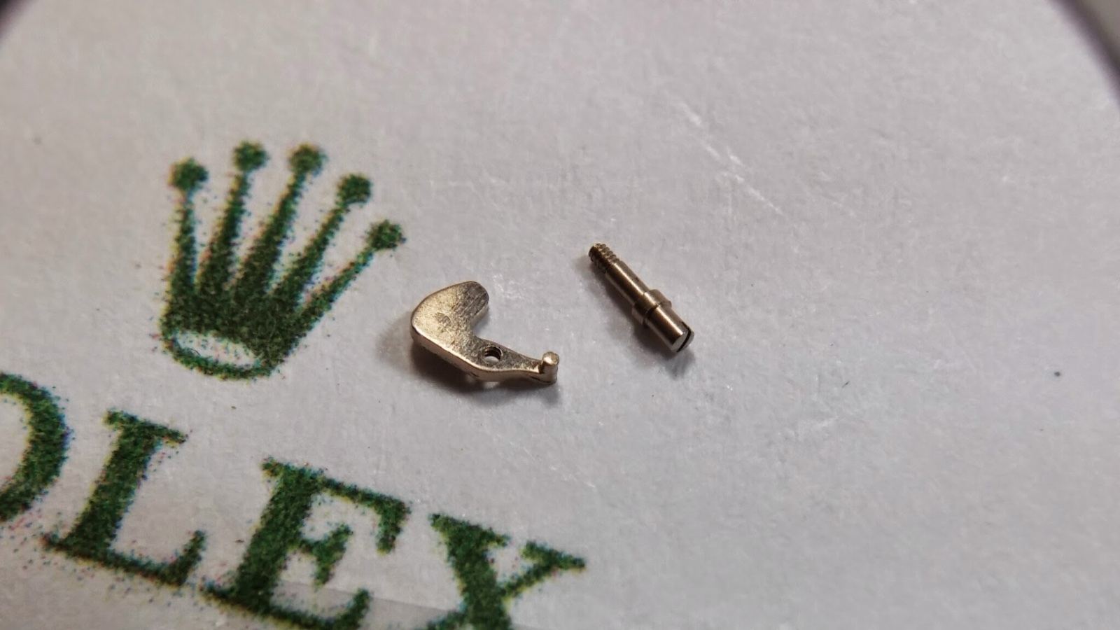 Rolex 1800 1747 SETTING LEVER / Detente with Screw, Genuine, vintage