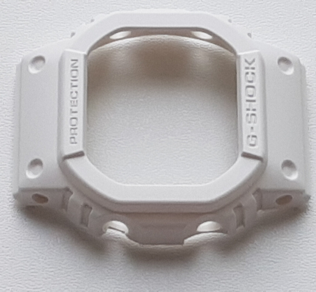 Casio Genuine Factory Replacement G Shock Bezel DW-5600CU-7 DW-5600YU-7 white