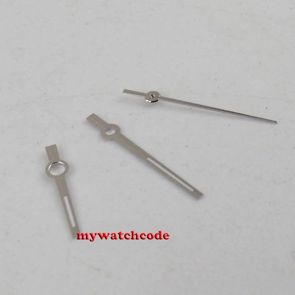 silver edge SUPER LUME white watch hands for Miyota 8205 8215 DG2813 movement