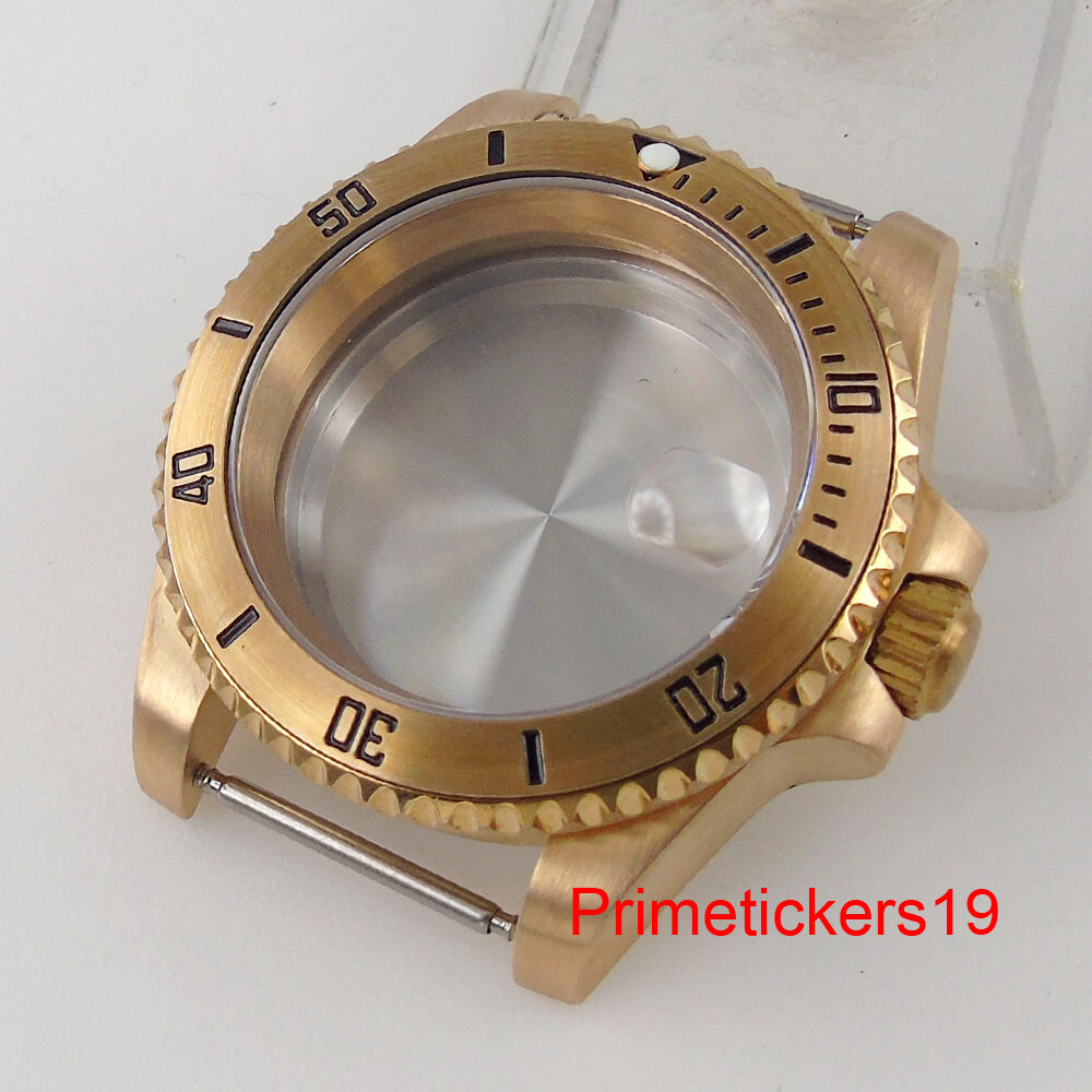 40mm Cusn8 Bronze 200M Dive Watch Case Sapphire Fit NH35 NH36 ETA2824 PT5000