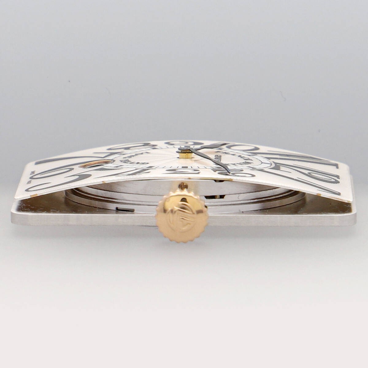 FRANCK MULLER Genuine Movement 2800SC Men’s Watch Silver Color SS Working