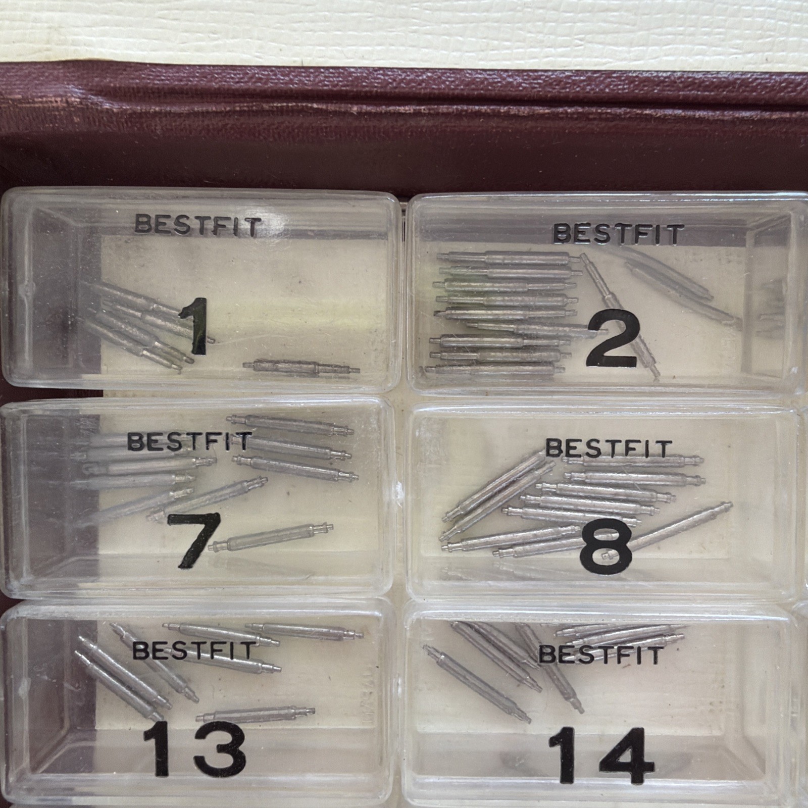 The Bestfit System ZX6-495 Wristwatch Spring Bars Kit Telescopic Flange