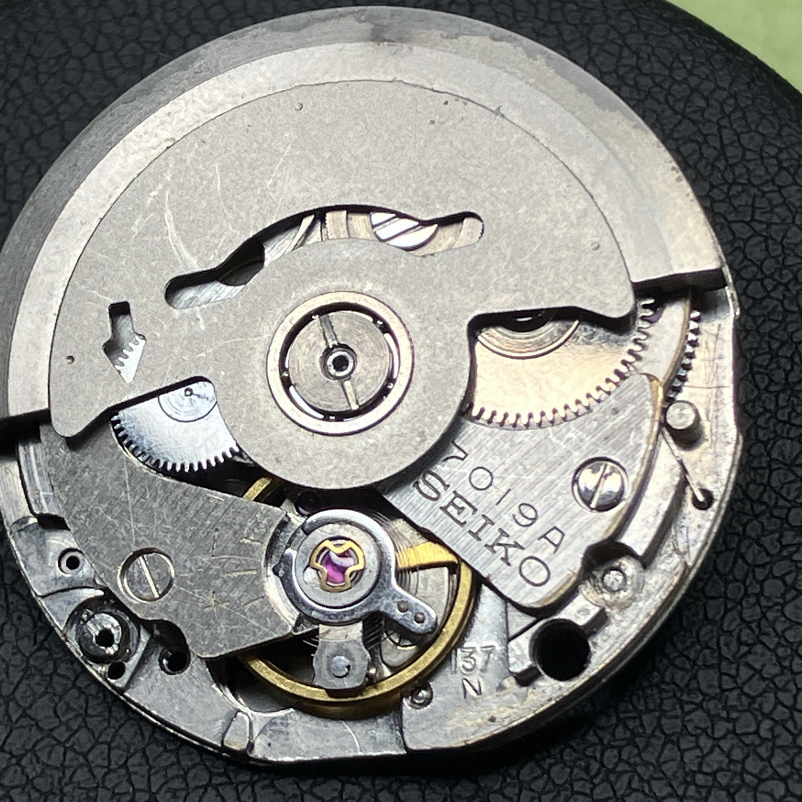 Seiko 7019A Caliber 21J Automatic Watch Movement Crown Stem Parts Repair Donor