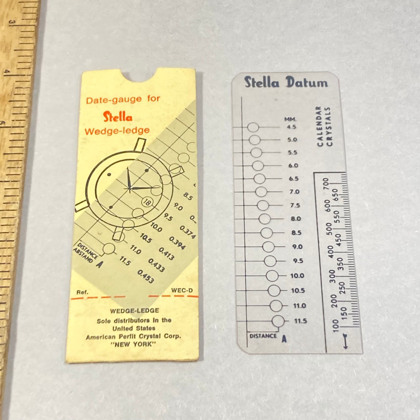 Vintage Stella Wedge Ledge Date Gauge Watch Repair