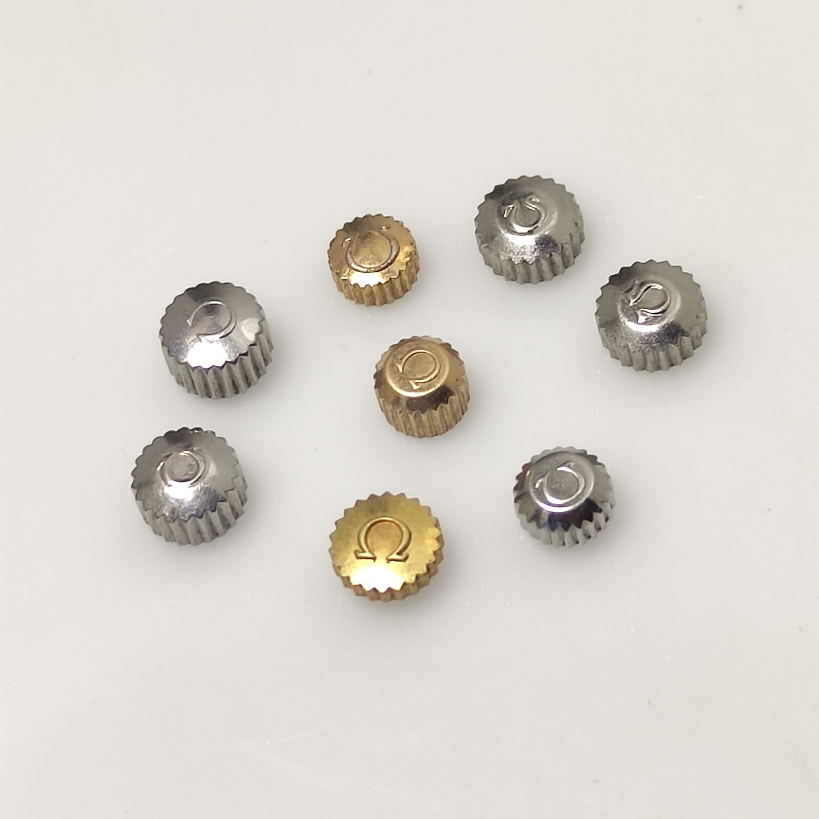 Lot of 8 Omega Vintage Watch Crown (Size Available)