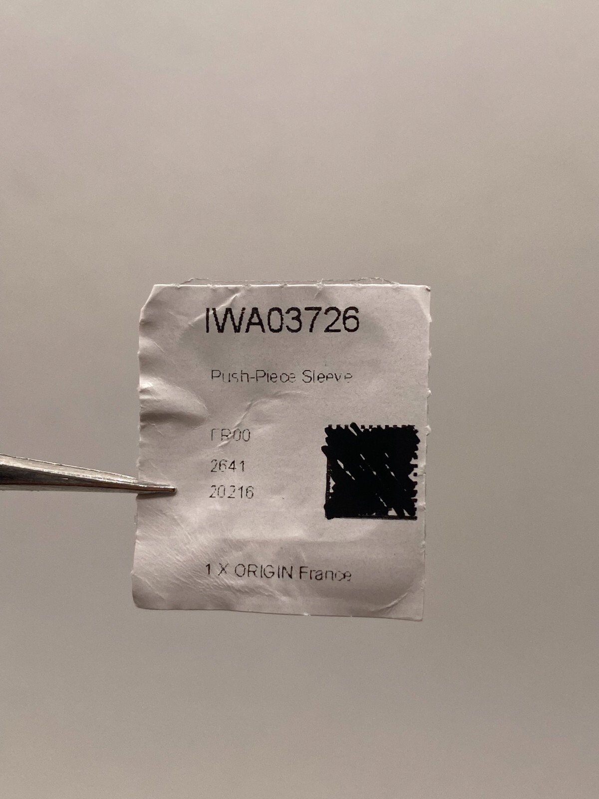 IWC Portuguese 3712 3714 Tube IWA03726 Push-Piece Sleeve