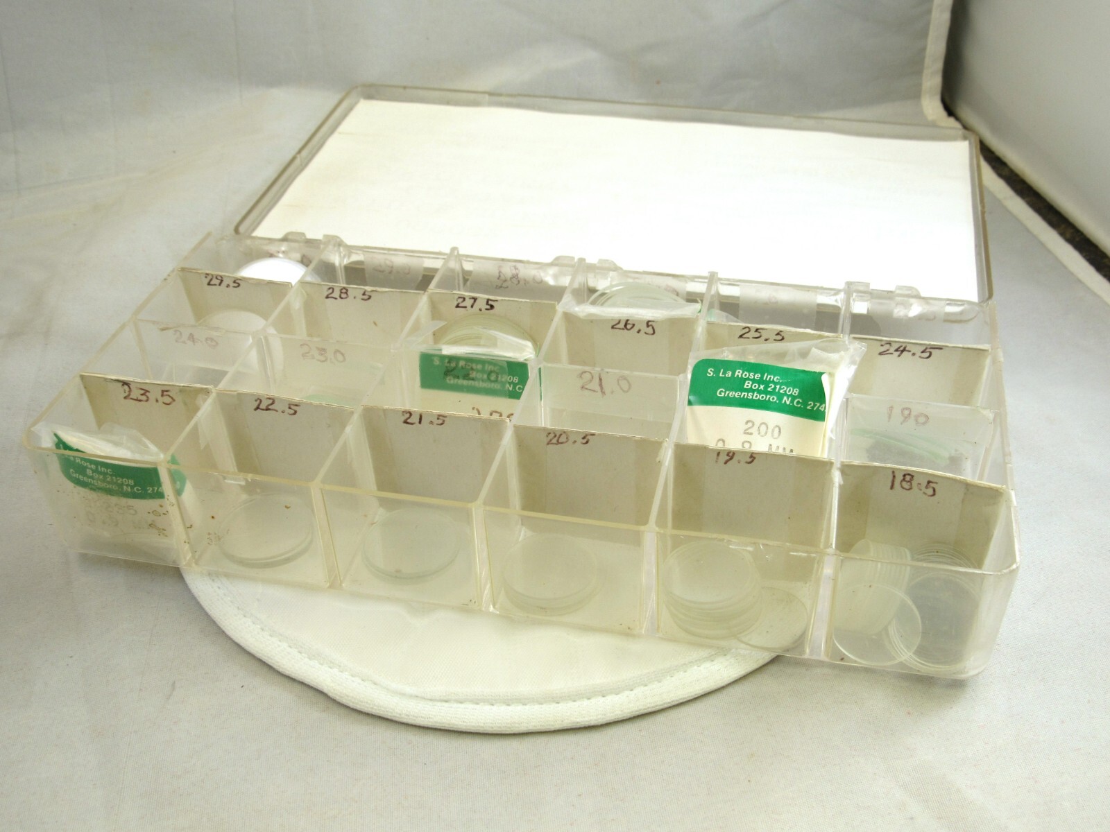 LOT of NOS Vintage S. LaRose USA Mineral Glass Watch Crystal Assortment
