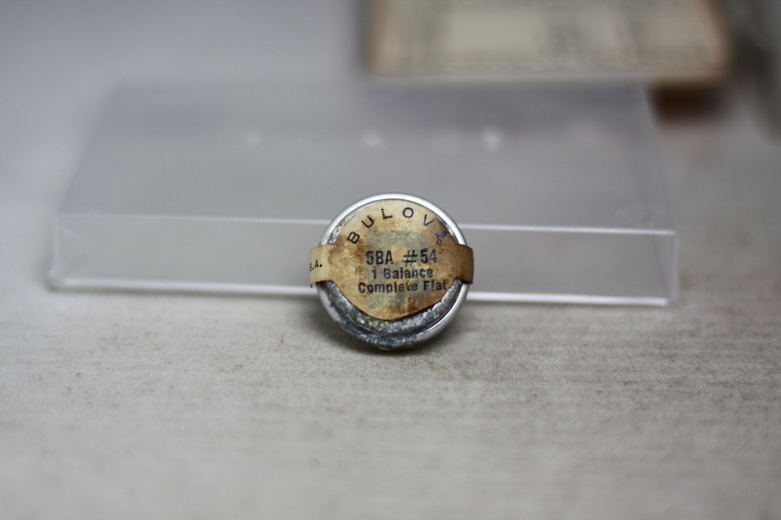 Bulova 5 ba Complete Watch Balance Wheel 53g