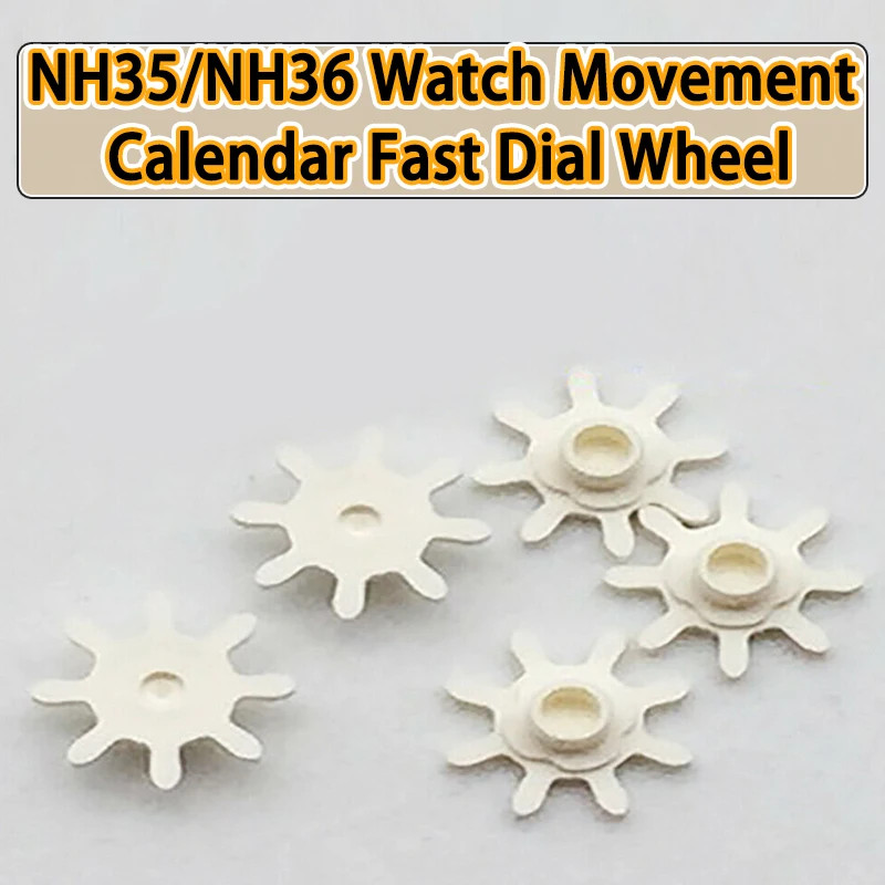 5 Pcs Mini Calendar Fast Dial Wheel For NH35/NH36 Automatic Watch Movement cc