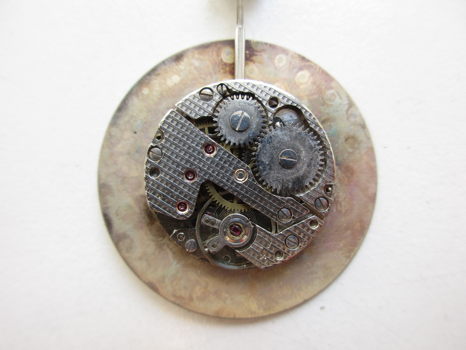FE France Ebauche cal. 233-60 vintage watch movement – dial 36.5 mm – running