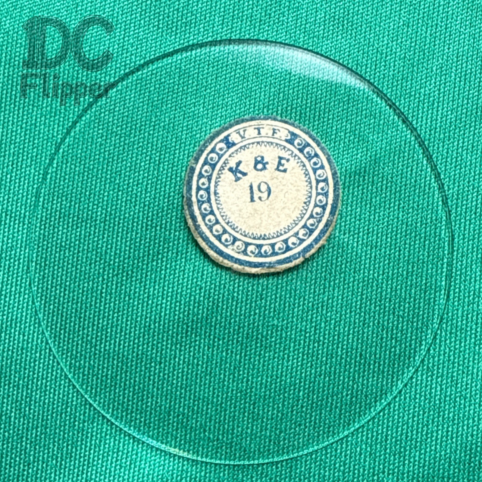 Ligne 19 Pocket Watch Crystal Hunter Flat Thick: 1mm C19-1 NOS Read!