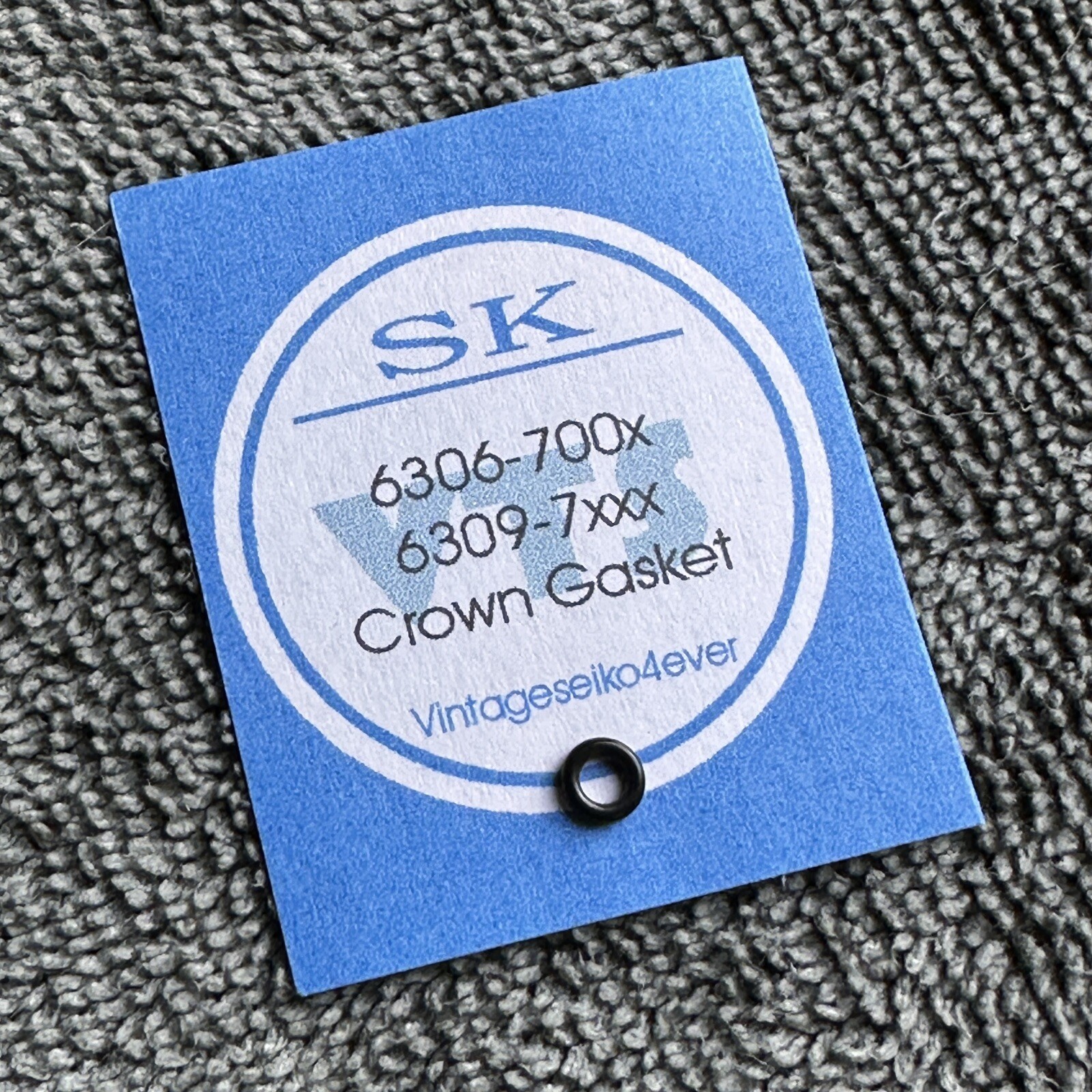 NEW CROWN GASKET VINTAGE SEIKO 6309-7040 6306-7000 6306-7001 6309-7290 DIVERS