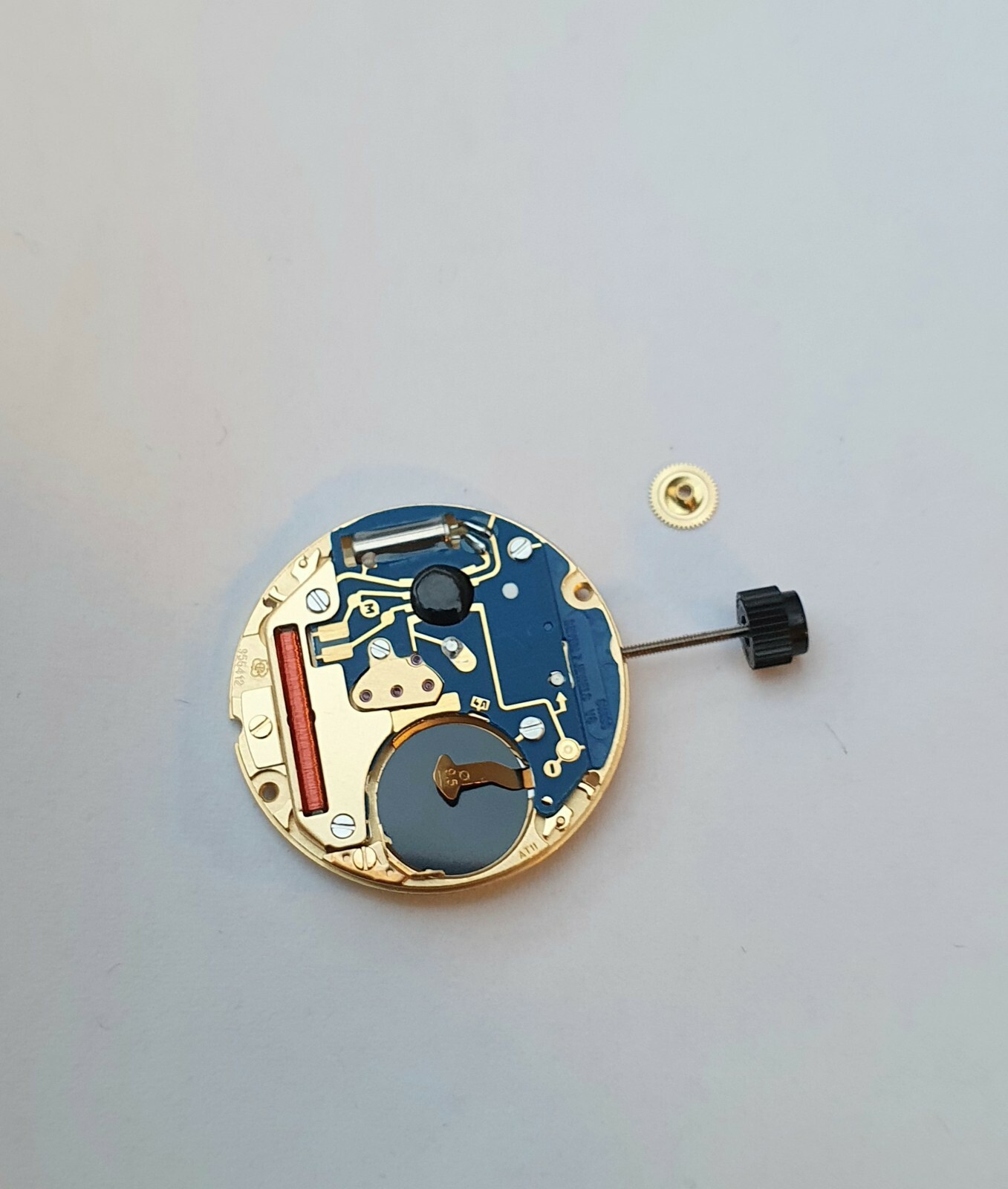 Eta 955.412 / 955.414 Quartz Swiss Watch Movement Date @ 3 & Hour Wheel 3 Hand