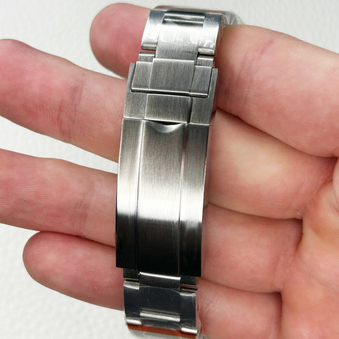 40mm Black Red Coke Bezel Sapphire Glass Brushed Watch Case fit NH35 NH36 Mod US