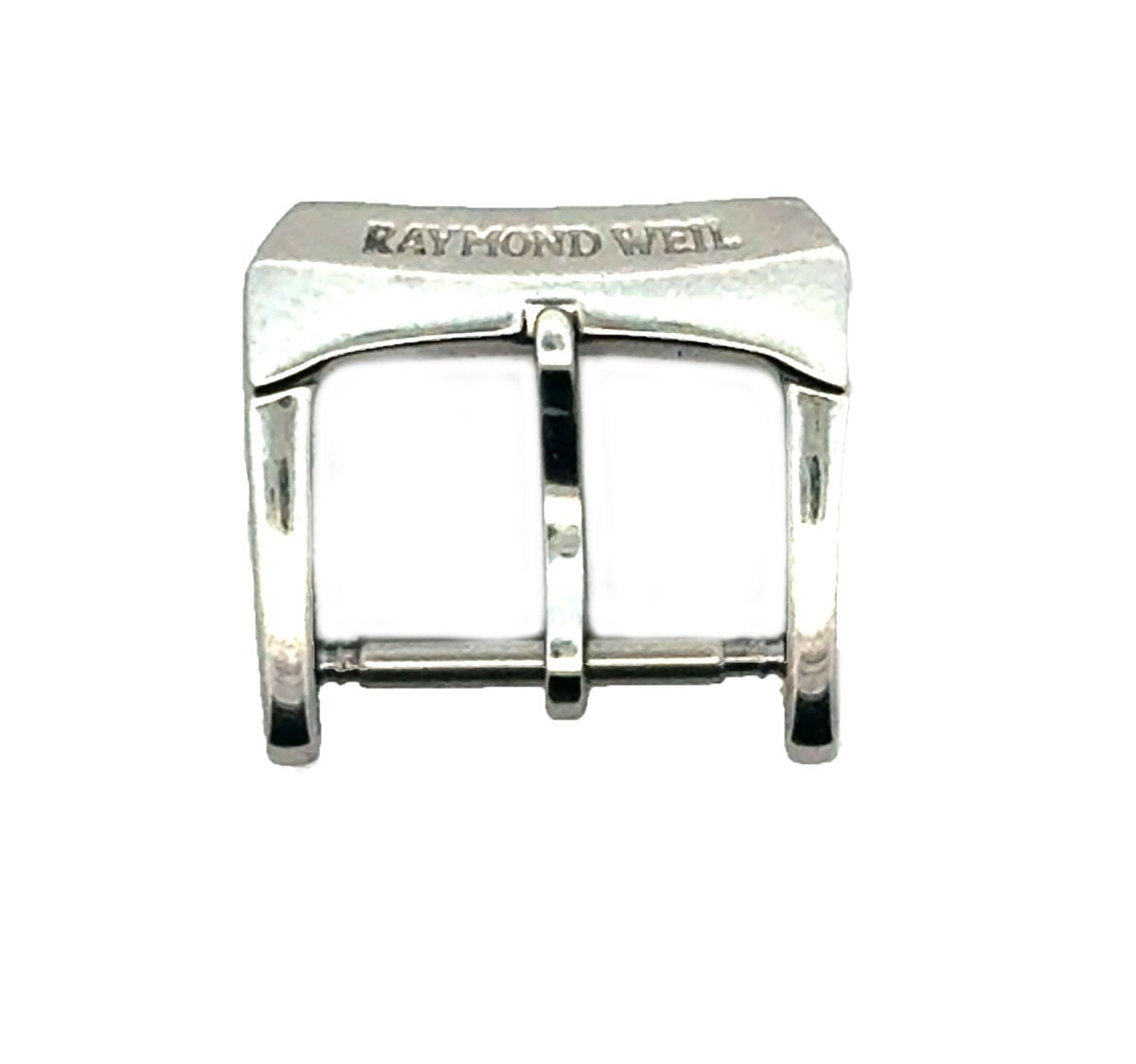 12mm Raymond Weil Silver Tone Stainless Steel Buckle Clasp