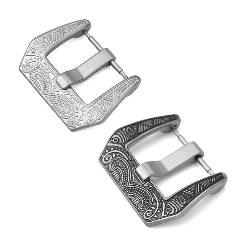 Metal Carving Watch Straps Bands Buckle Replacement Vintage Gold Silver Quality
