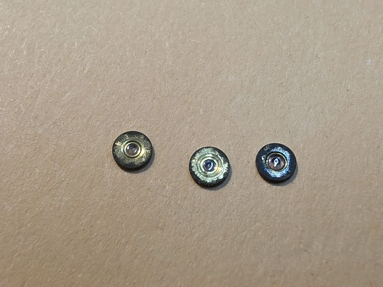 Lot Of 3 NOS Elgin 18s Pocket Watch 2.95mm Diameter Balance Hole Jewels