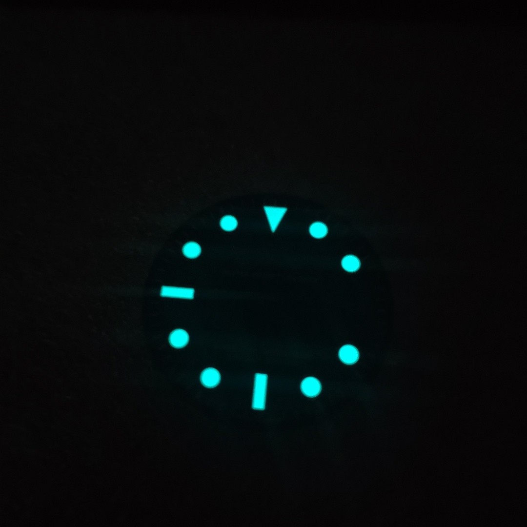 28.5mm Yacht Watch Dial Ice Blue Luminous for 8215 2813 Movement Watch Parts
