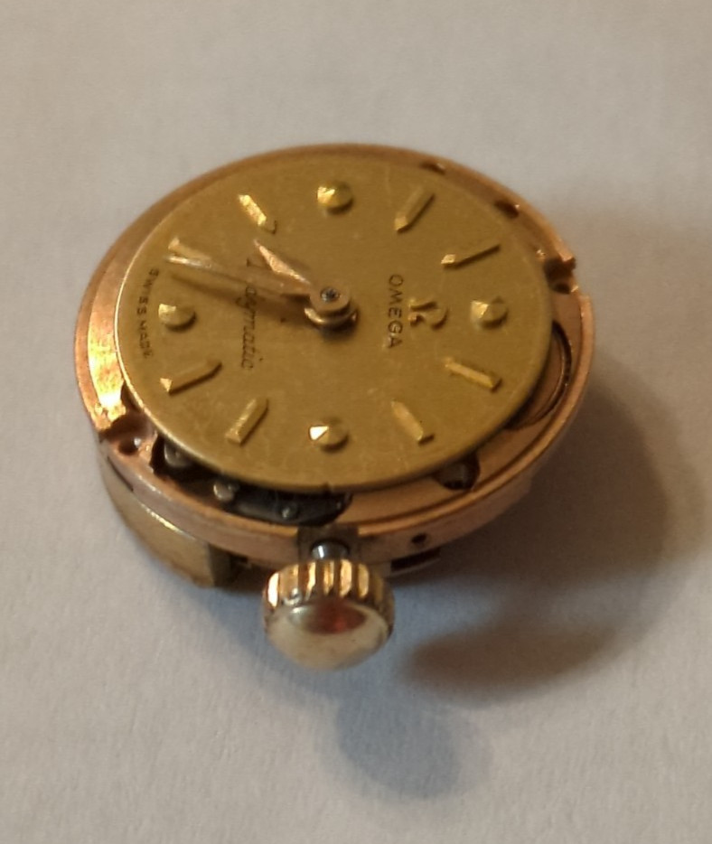 OMEGA AUTOMATIC MOVEMENT CAL 455 FOR OMEGA LADYMATIC WATCH 17 JEWELS- WORKING
