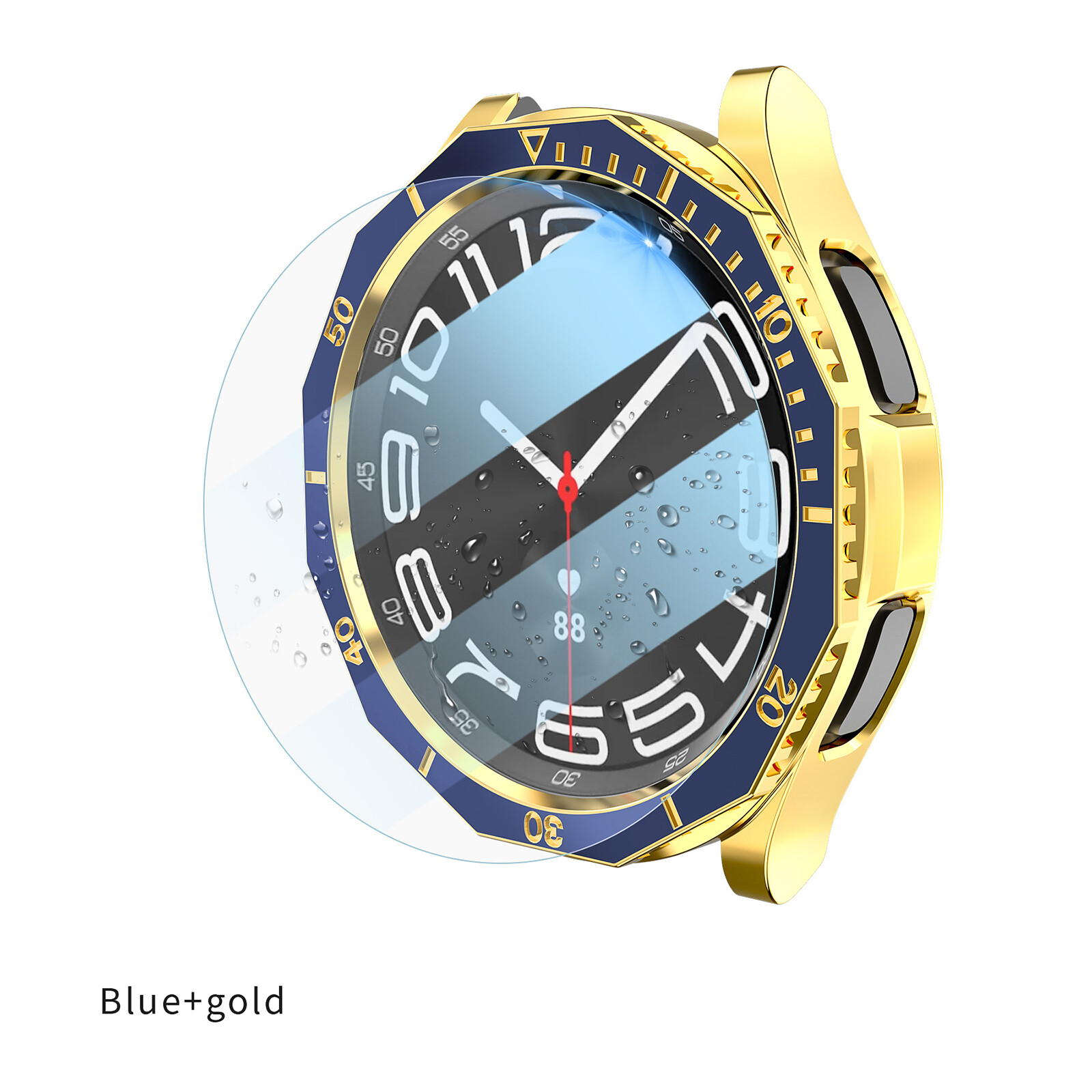 Protective Case with Tempered Film for Samsung Galaxy Watch6 Classic R950/R960