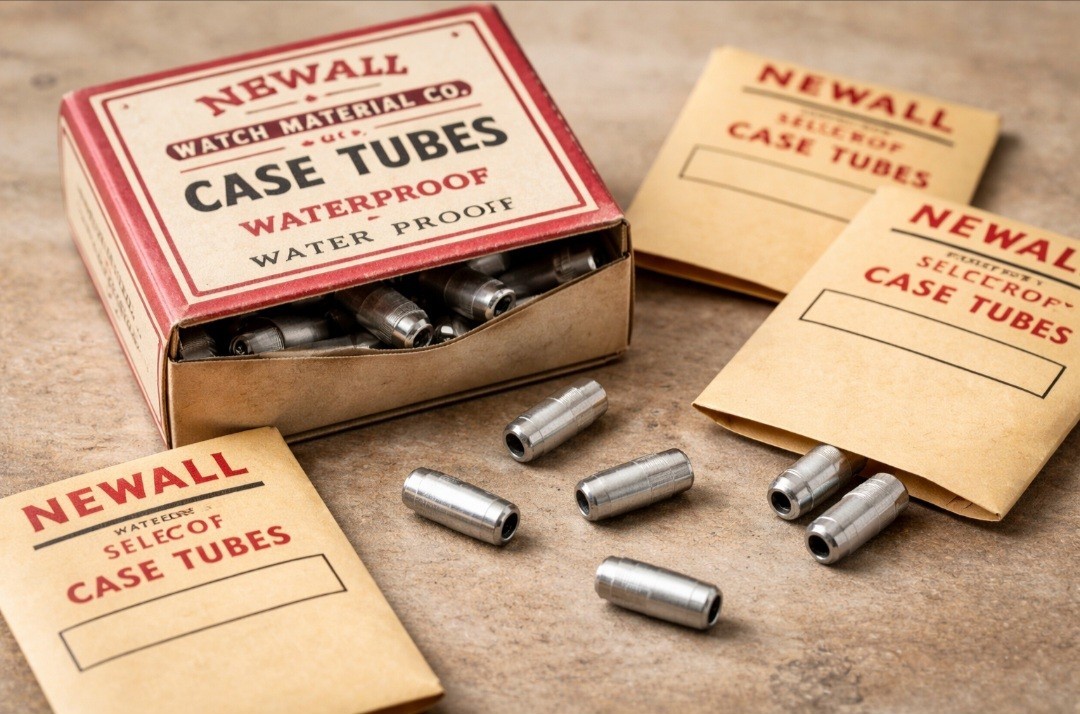 Vintage Newall Waterproof Case Tube Watch Crown Tube – Choose Size – SB13a