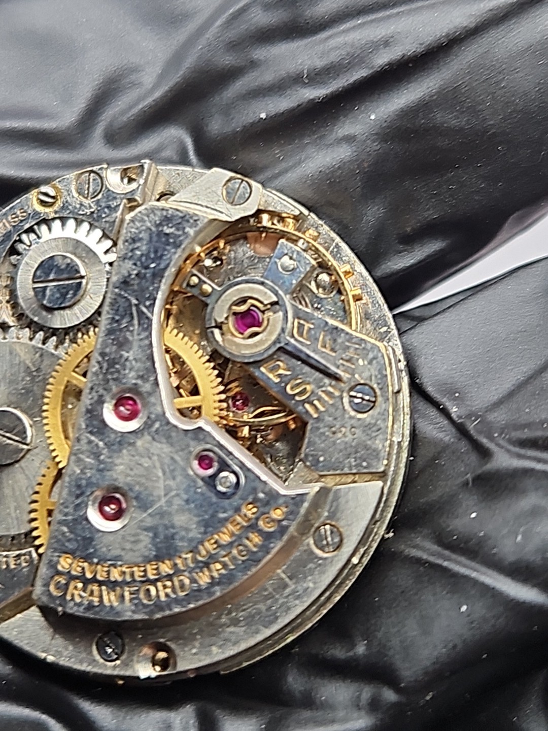 Crawford 17j Watch Movement Parts/Repair (R3)