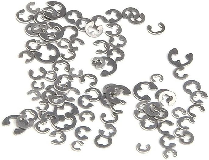 90PCS Chronograph Watch Pusher Button C-clip E Clip Circlip Ring
