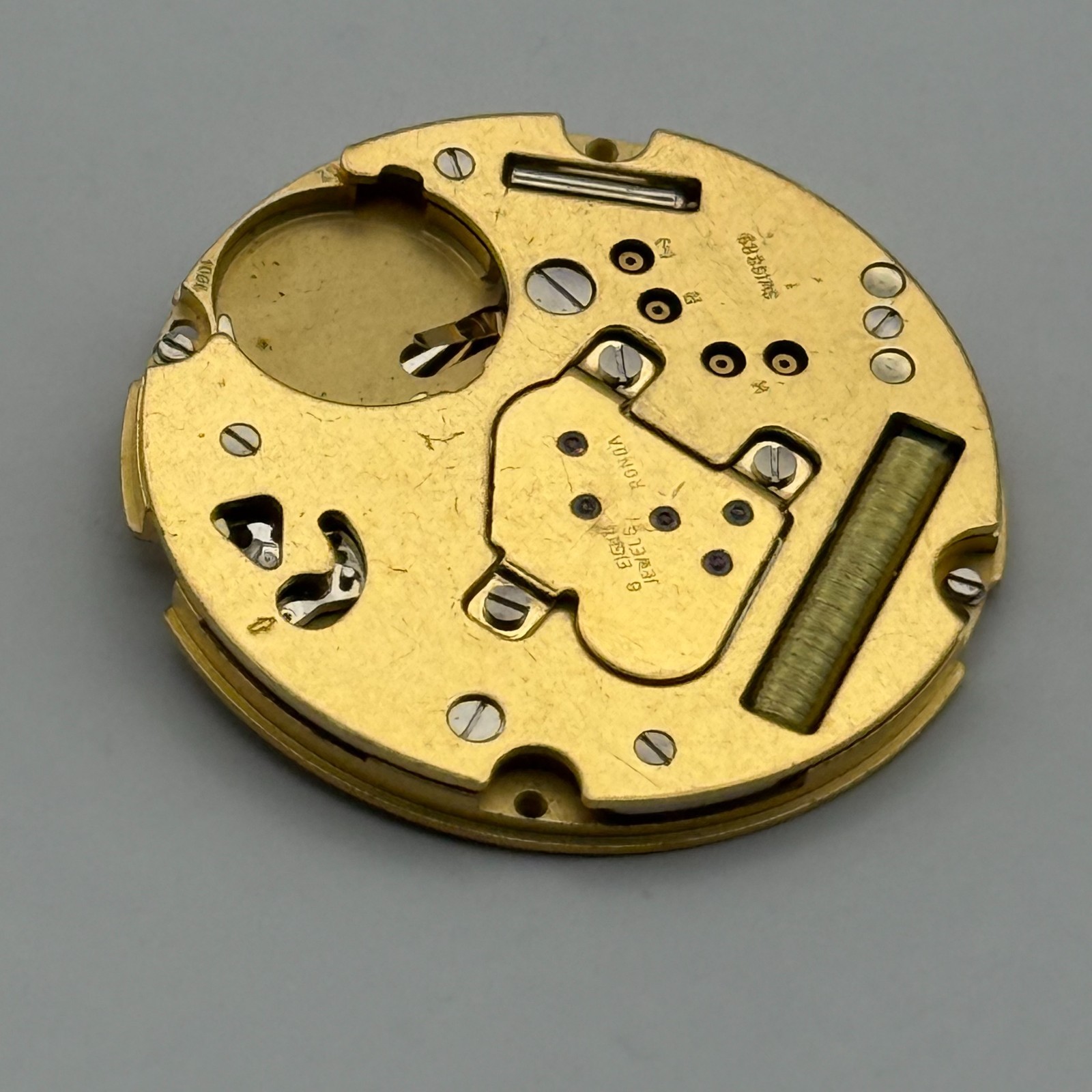 Ronda 1006 Watch Movement Quartz Swiss Date 8 Jewels Vintage Parts Repair 23.9mm