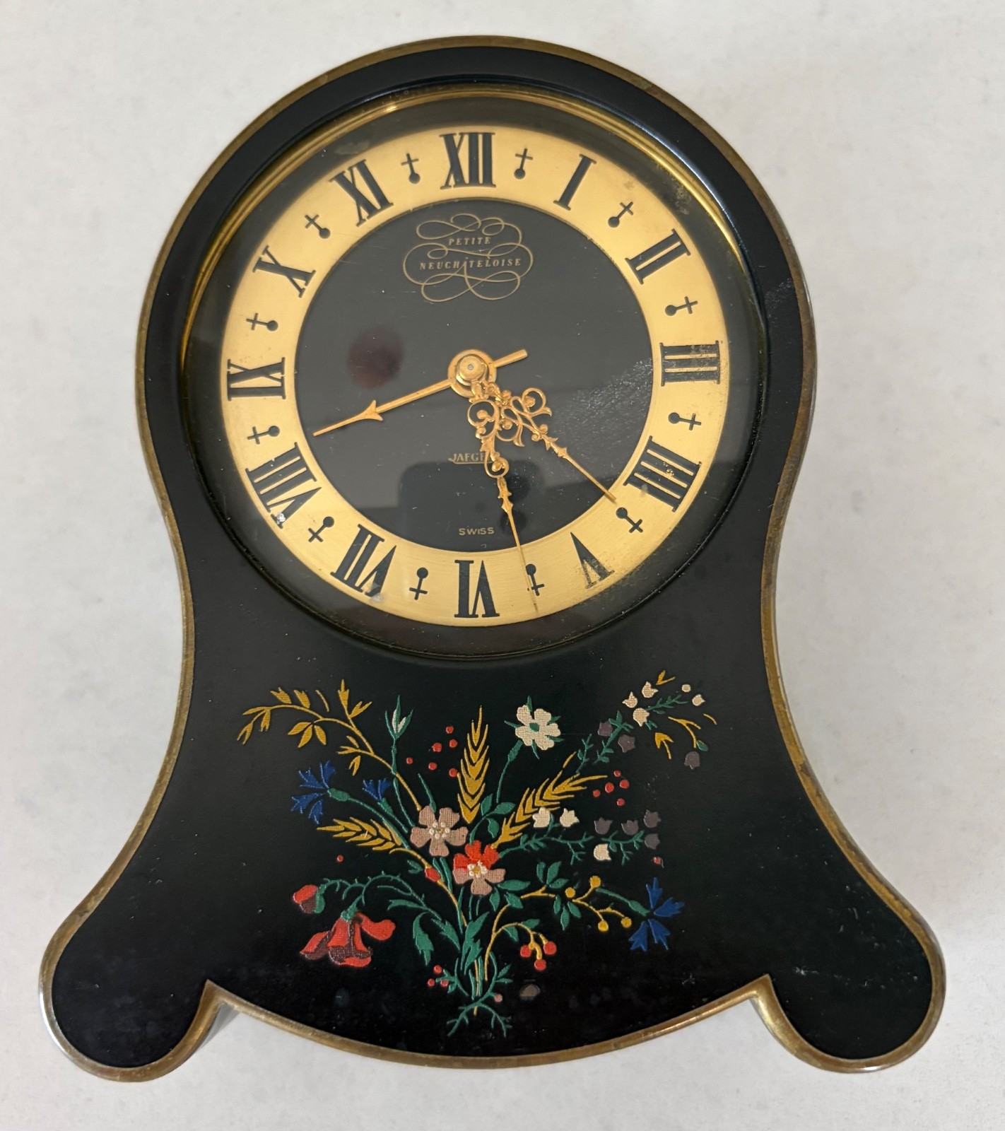 Jaeger-LeCoultre “Petite Neuchâteloise” Musical Alarm Clock – Vintage 1950s
