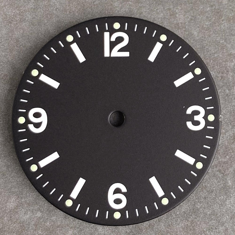 29mm Black/Beige Watch dial Face For NH35 ETA 2824 PT5000 Miyota 8215 Luminous