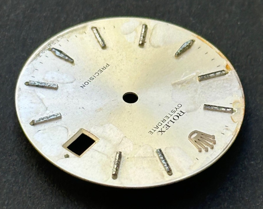 Vintage Rolex Oysterdate Precision Watch Dial For 6694