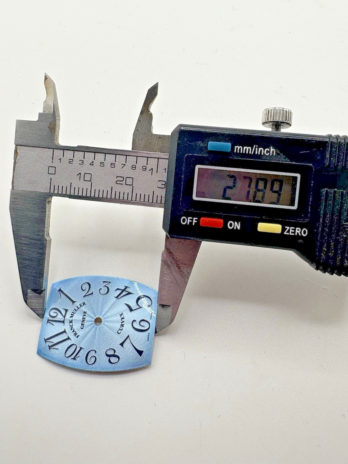 Franck Muller Cintree Curvex 1752QZ Light Blue Dial
