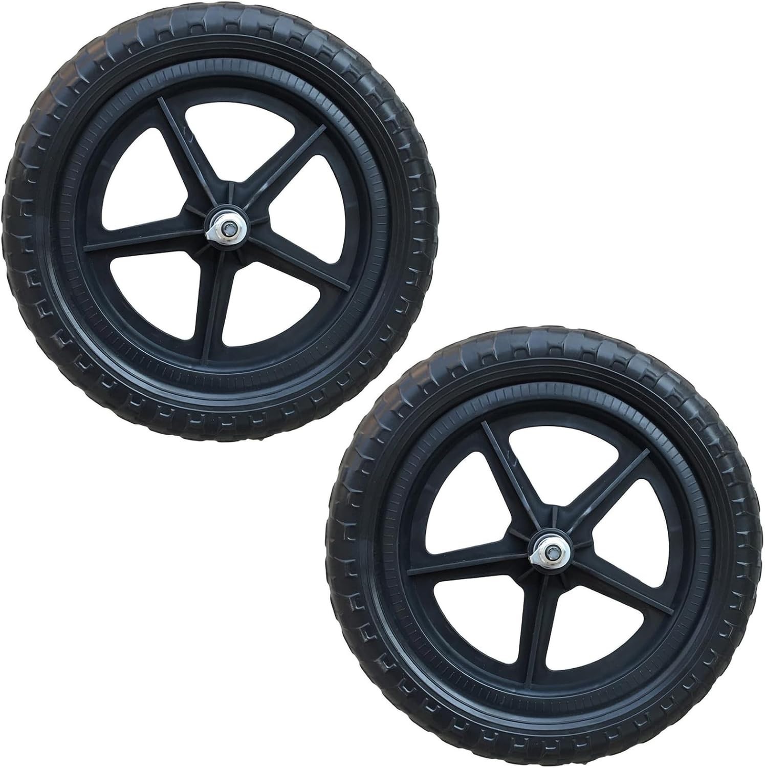 1 Pair 11 inch Balance Bike Replacement Wheel 11 Inch Non Inflatable EVA Foam…